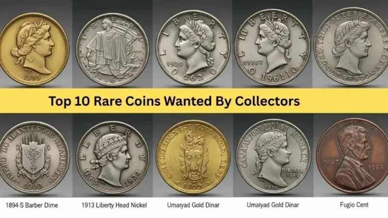 Top 10 Rare U.S. Coins Collectors Are Desperately Hunting for in 2025