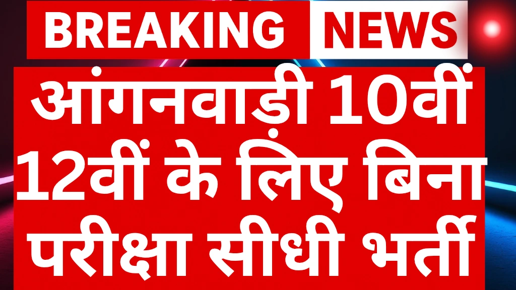 Aaganwari vacancy 2025